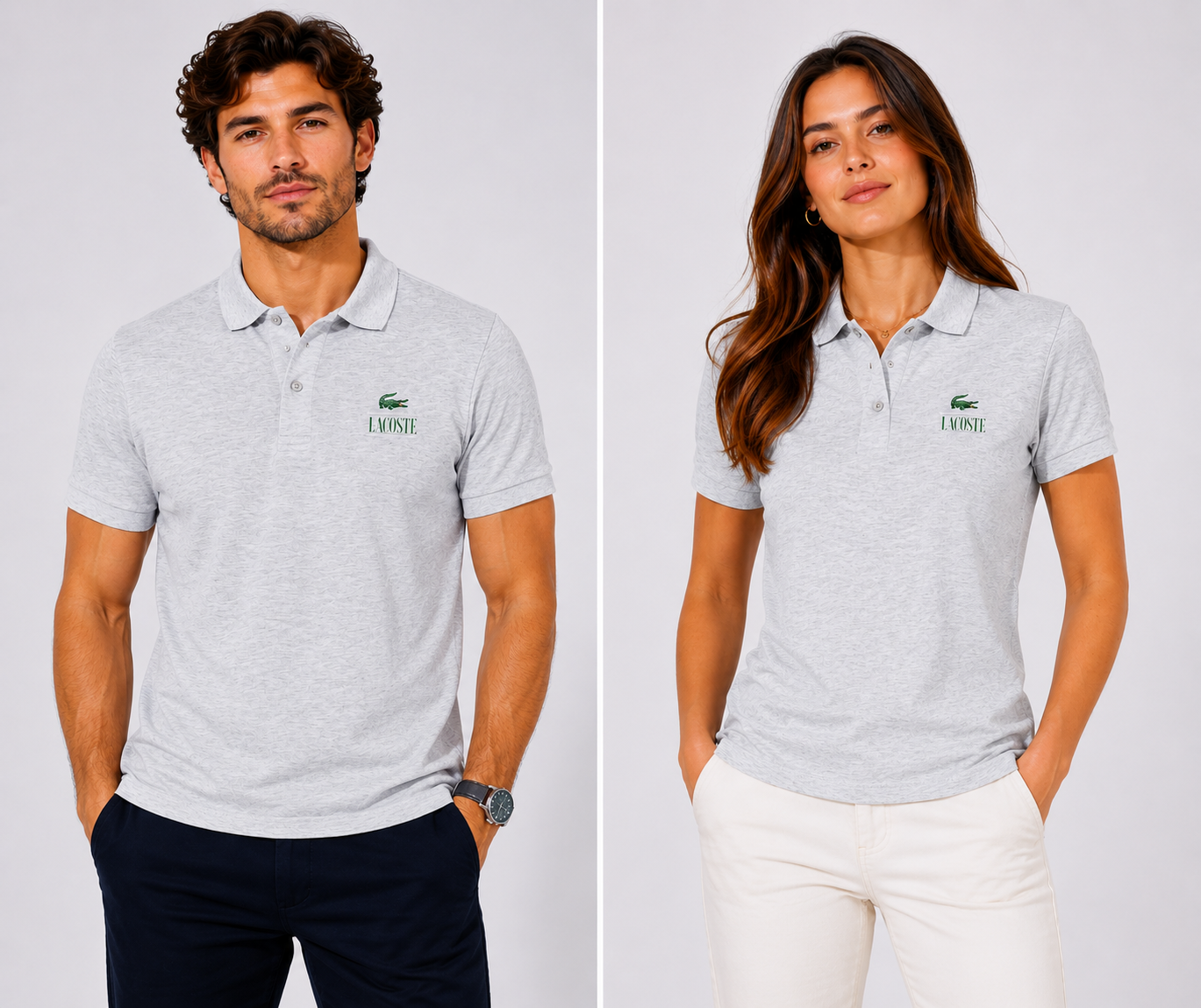 Lacoste Unisex Regular Fit Stretch Mini Piqué Polo