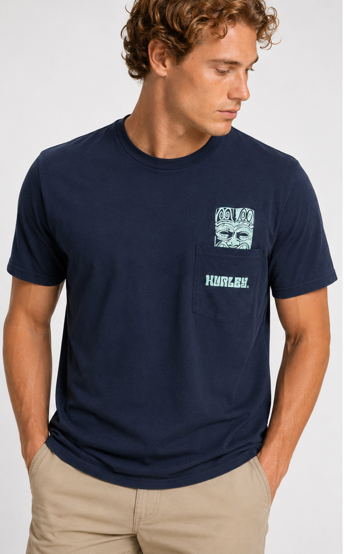 Hurley Men's Everyday Short Sleeve Pocket T-Shirt