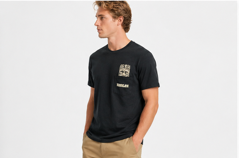 Hurley Men's Everyday Short Sleeve Pocket T-Shirt