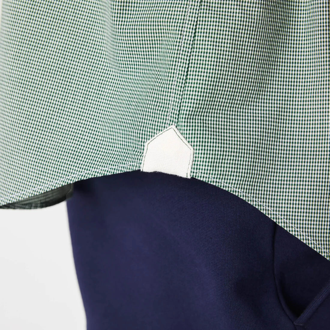 Lacoste Men's Short Sleeve Regular Fit Gingham Shirt