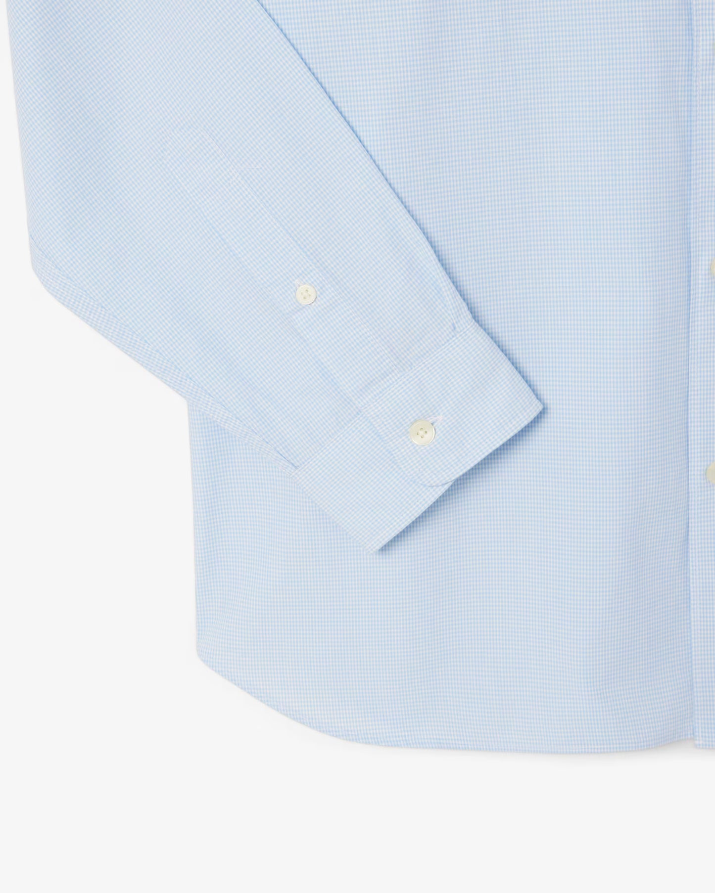 Lacoste Men's Regular Fit Gingham Poplin Shirt