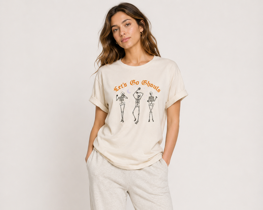 PINK Victoria’s Secret Let’s Go Ghouls Skeleton Graphic Tee