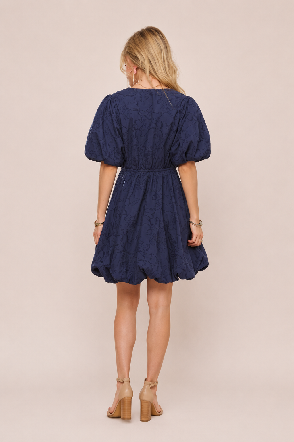 ADORA Puff Sleeve Floral Dress