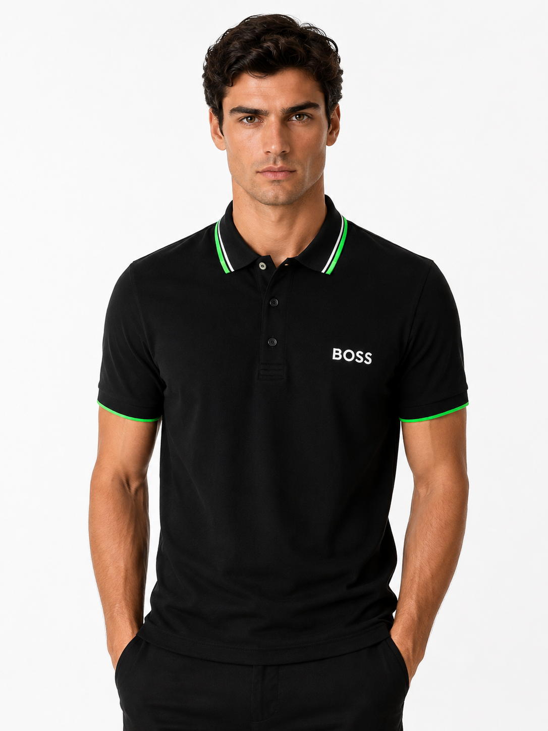 Hugo Boss Black Paddy Pro Stretch Polo Shirt – Regular Fit