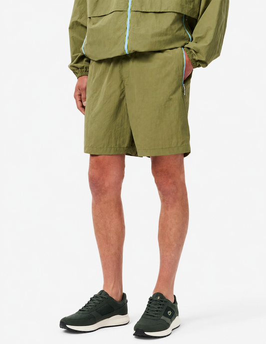 Lacoste Relaxed Fit Zip-Up Pocket Shorts