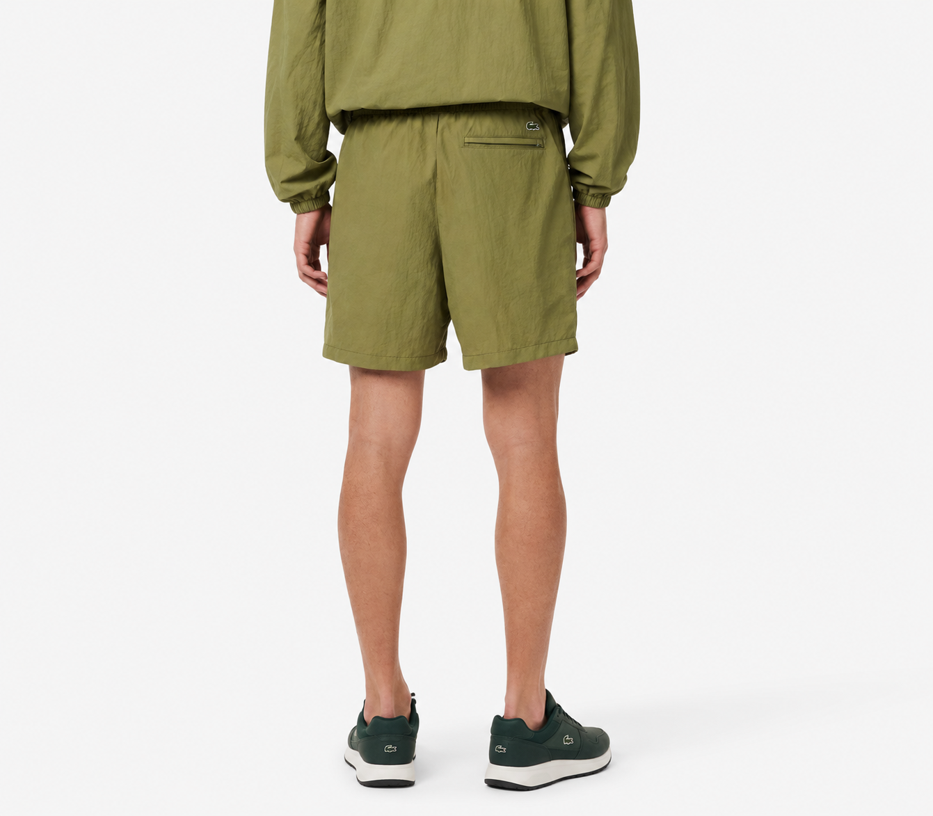 Lacoste Relaxed Fit Zip-Up Pocket Shorts