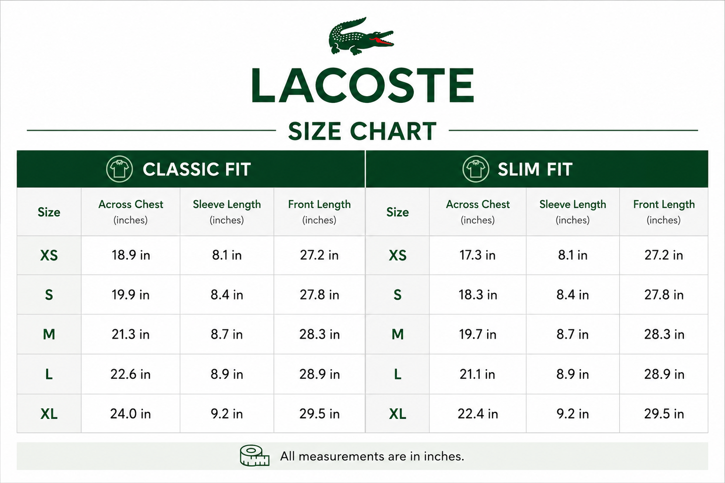 Lacoste Classic Fit Original L.12.12 Piqué Polo