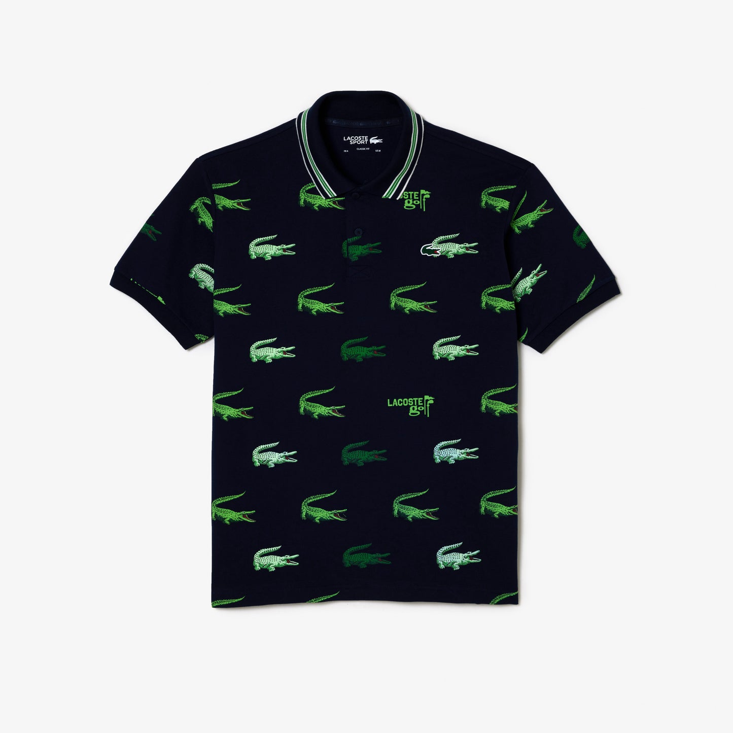 Lacoste Croc Print Golf Polo