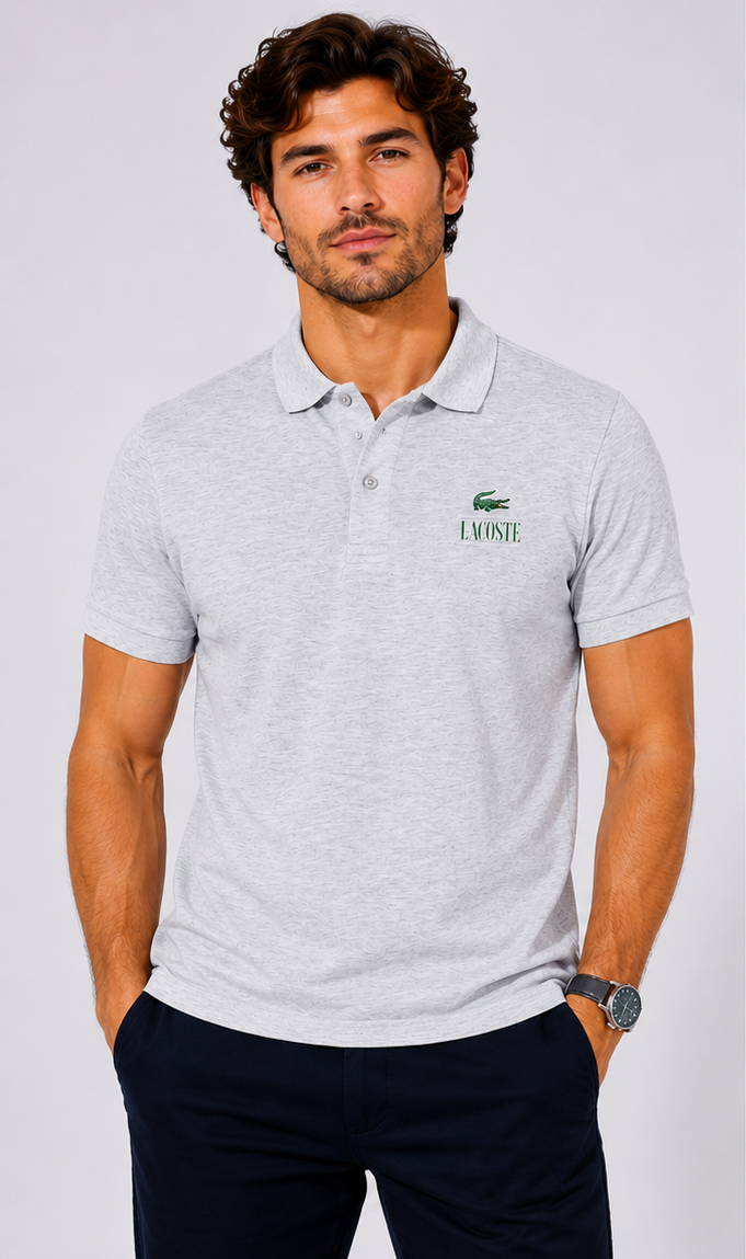 Lacoste Unisex Regular Fit Stretch Mini Piqué Polo