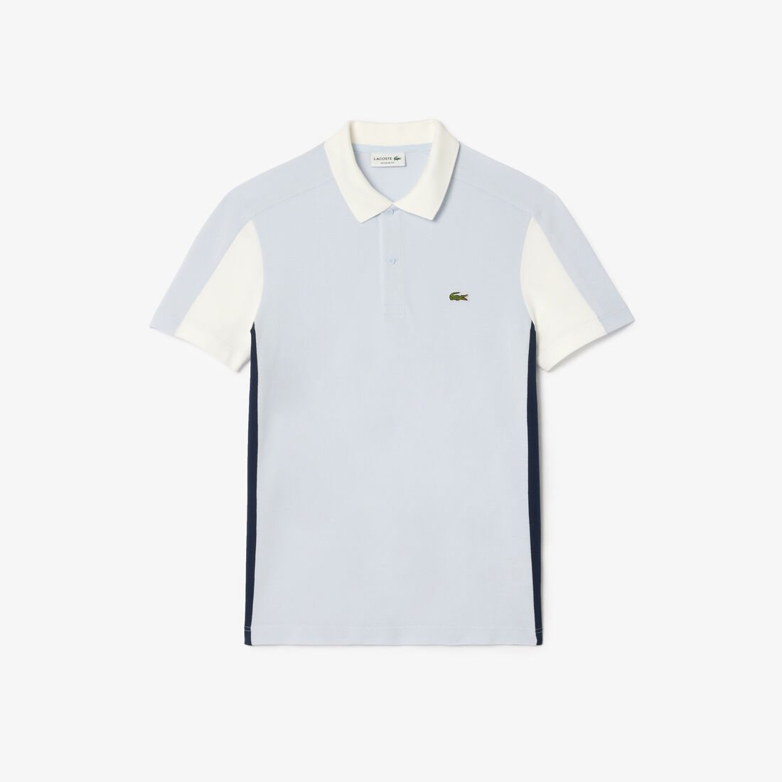Lacoste Cotton Pique Colorblock Polo Shirt