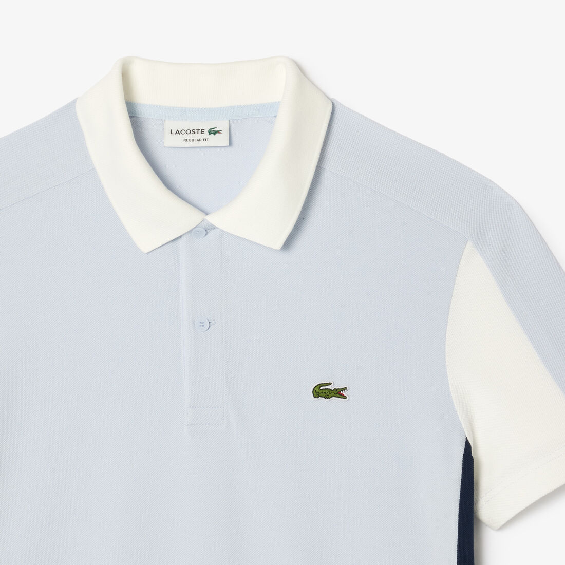 Lacoste Cotton Pique Colorblock Polo Shirt