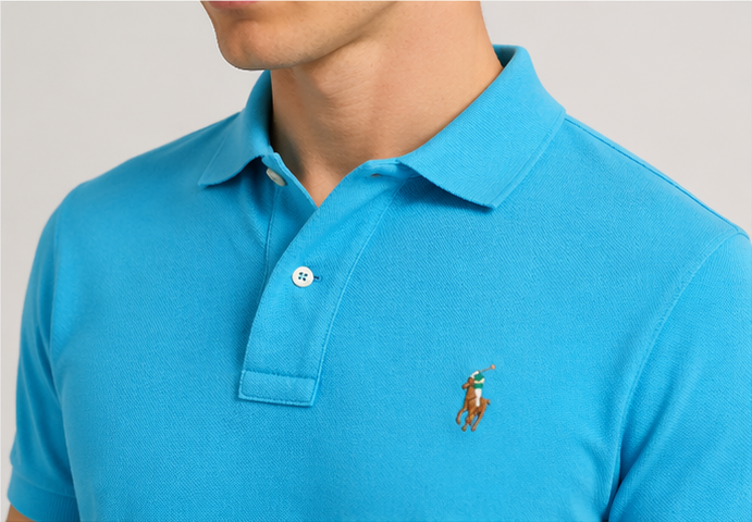 Ralph Lauren Polo Shirt Custom Slim Fit Mesh
